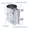 Exhaust Pipe Clamp 3.0 Inch Butt Joint Exhaust Clamp for