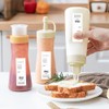 Sunch Craft 3 Pcs Condiment Squeeze Bottle 350ML/11.8OZ Ketchup Salad