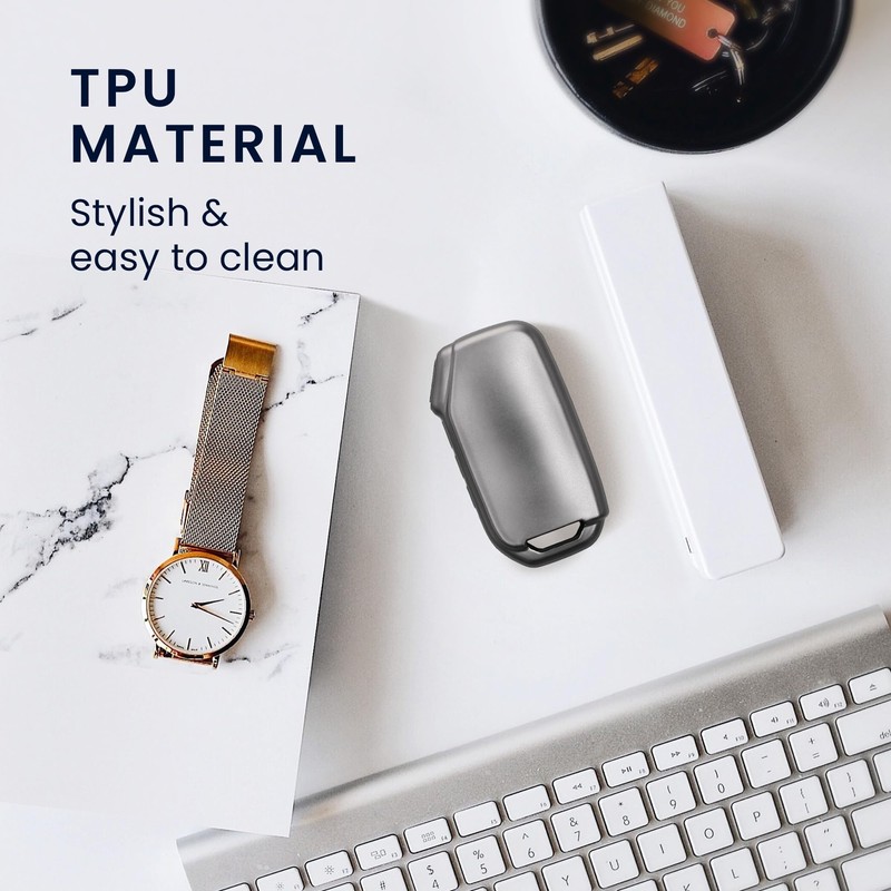 kwmobile Key Cover Compatible with Kia 3 Button Car Key