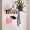 Mokife 12 Pack Coat Hooks Black Wall Mounted Rustic Small