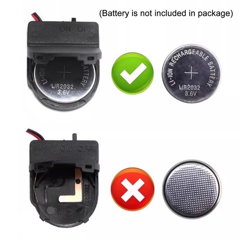 2個入りRTC バッテリーケース/ボックス リアルタイムクロックホルダー Raspberry Pi 5 用 RPI 5 Pi5