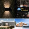 Solar Up and Down Outdoor Wall Lights for Garden Decoration