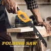 Folding Camping Saw Pruning Hand Saw, Portable Survival Saw Backpacking