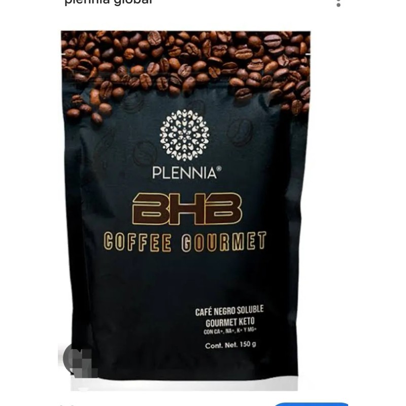 Café 100% Vegano, Bhb Plennia® Quema Grasa, Baja De Peso