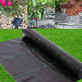 AGGAFA Premium Heavy Duty Weed Barrier Fabric for Landscaping, Farming, Gardening and Agriculture (2FT X 30FT)