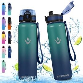 Vikaster Stainless Steel Water Bottle, 500 ml Stainless Steel Drinking Bottle, Leak-Proof Water Bottle for School,
