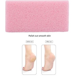 Shopping Spree Foot Pumice Stone, Dead Skin Remover Pumice Stone for Hard Skin for Dead Skin (Pink, 10 * 5 * 2.3cm)