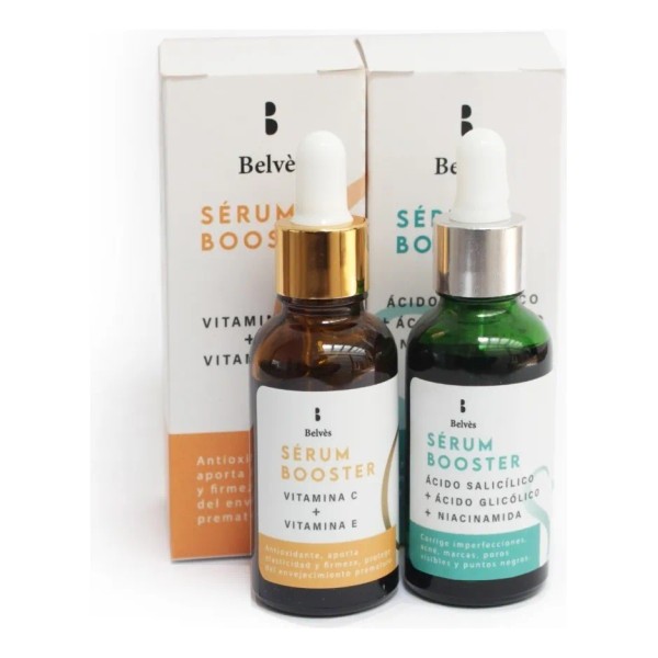 2pack Serum Facial Acido Salicílico Y Vitamina E + Vitamina