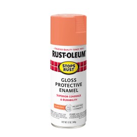 Rust-Oleum 353010 Stops Rust Spray Paint, 12 oz, Gloss Island Coral