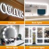 VMINGO Tira Modulo Luz 5 Led Blanco Impermeable Pared Publicidad