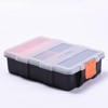 Fenteer Components Box Tool Holder Practical Reusable Clear Lid Sturdy