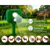 4PACK Solar Animal Repellent Ultrasonic,Sonic Cat Repellent Outdoor Deer&Repellent Devices