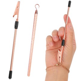 Pack of 2 Jewellery Bracelet Tools, Bracelet Dressing Aid, Jewellery Watch Bracelet Tool, Jewellery Helper Bracelet Helper, for Hooking, Women Bracelet, Necklace, Buckle, Zip