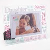 Widdop & Co. 3D Words Glass Photo Frame 6 x