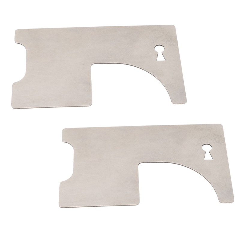 2 PCS Firefighter Door Opener Tool 0.7mm Thick Multifunctional Stainless