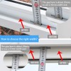 TAROSE Weather Stripping, Silicone Door Seal Strip Door, Window, 16