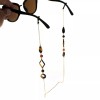 SA106 Womens Tortoise Marble Jewel Pendant Eyewear Glasses Neck Loop