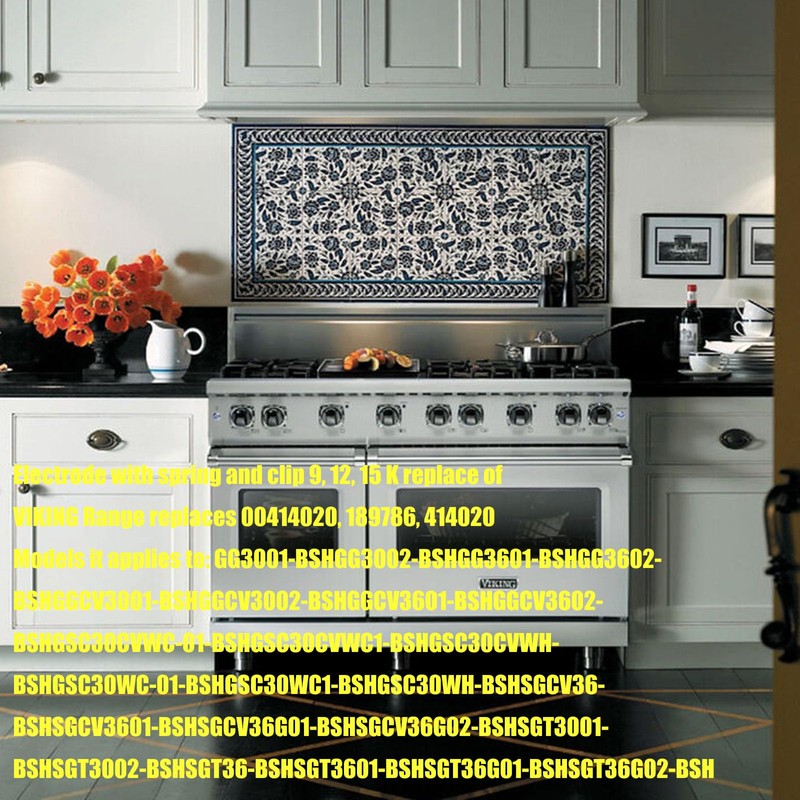 MENSI Electrode Spark Ignitor (00189786) Replacement for Viking Range, 2