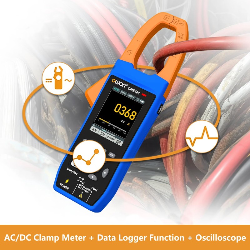 OWON CMS061 3 in1 Digital Clamp Meter Recorder Oscilloscope 20000