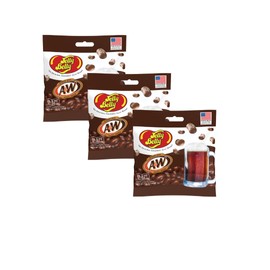 Jelly Belly A&W Root Beer Jelly Beans- 3 Pack - 3.5 oz each, Beverage (A&W Root Beer)
