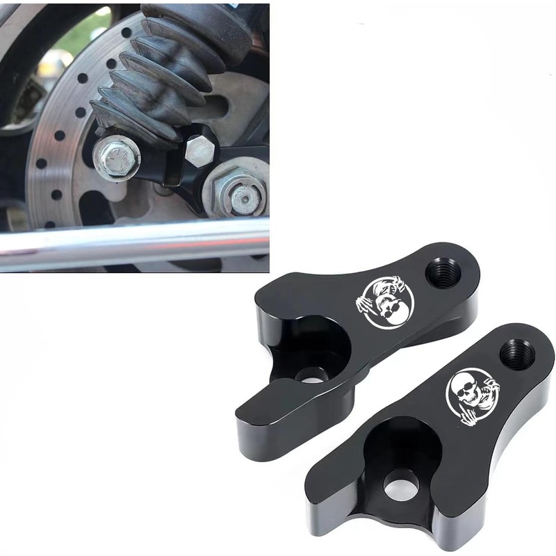 VPZMT 2 Inch Lowering Blocks Kit Fits for 2002-2025 Harley