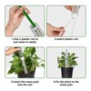 6PCS Plastic Moss Poles for Monstera Small Medium Climbing Plants