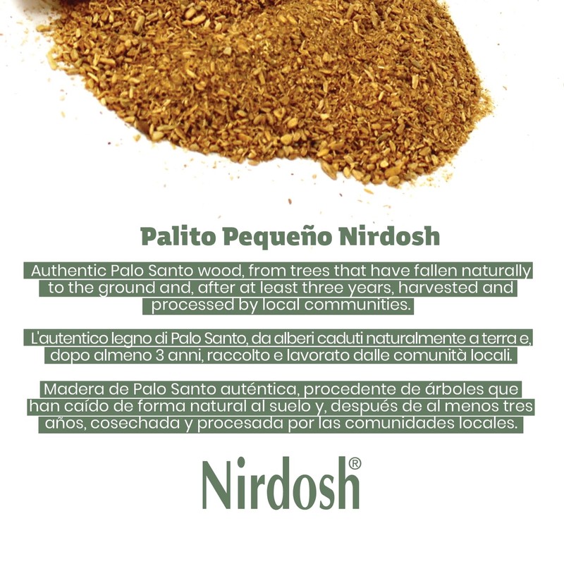 NIRDOSH - Palo Santo Palito Frankincense Powder from Ecuador -