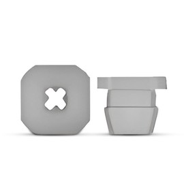 MAIN ST COLLECTIVE 50 Pcs Natural Nylon Grille Grommets - 8 Screw Size, 9/32" Stem, 7/16" Head, 5/16" Hole, Fit for GM - Ideal for Grille and Bumper Automotive Fastening, Retainers, Repair Tools