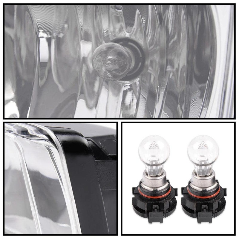 PIT66 Bumper End Caps & Fog Lights, Compatible with 07-13