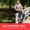 SCOTTeVEST Covert Cargo Chino Pant for Men - 10 Hidden