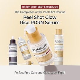 Dr.Melaxin Peel Shot Glow Rice PDRN Serum 30ml Facial Skin Care Smooth Texture For Pore Care Korean Skin Care
