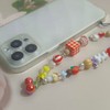 AGEN KGEN Cute Phone Charm Handmade Exquisite Beaded Phone Lanyard