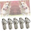 iplusmile 2sets 10pcs Pet Collar Hanging Pendant Lost Address Plate