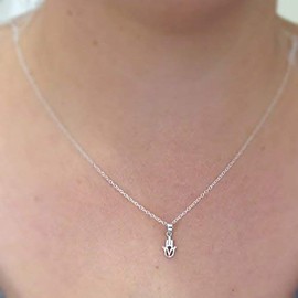 Hamsa Necklace 925 Sterling Silver Unique Necklace