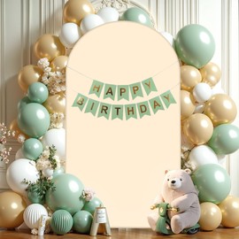 Champagne Arch Cover 6FT Spandex Fitted Wedding Arch Stand Covers Round Top Chiara Arch Covers Stretchy Backdrop Cover for Birthday Party Ceremony Banquet Decoration