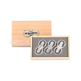 Nousaku Chopsticks Rest - 8 - 3 Pieces (100% Tin) e00078