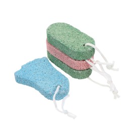 Baluue 4pcs Handheld Foot Callus Remover Tools Safe Exfoliating File for Foot for Removing Callus and Dead Skin Comfortable Grip for Daily Use Random Style