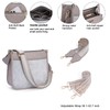 Caitina - Bolso bandolera de piel vegano para mujer, con