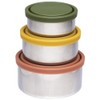 Ever Eco Stainless Steel Round Nesting Containers Set of 3,