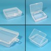 12 Pack 3.5x2.6x1.1 Inches Small Clear Plastic Box Storage Containers