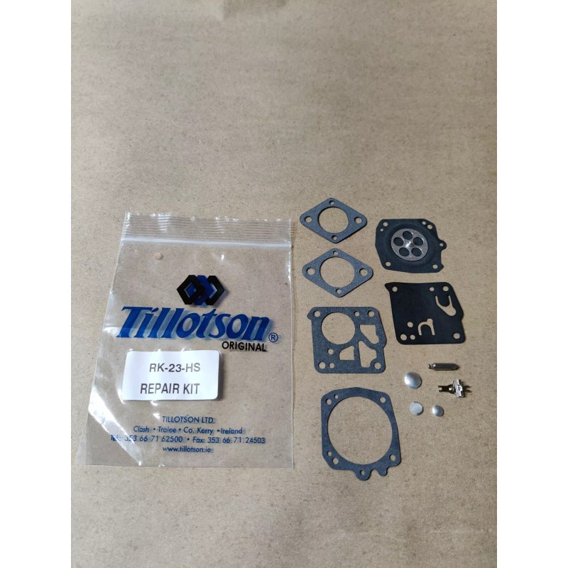 For Husqvarna OEM Tillotson Carburetor Repair Kit fits Husqvarna 288XP