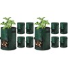 MORYTRADE Potato Pot, Gardening Pot with Window, Planter, Cultivation Bag,