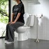 simpletome Toilet Paper Holder Free Standing, Stable Weighted Base, Modern