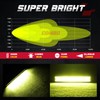 Amber LED Light Bar, OFFROADTOWN 15'' 224W Quad Row Spot