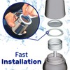 Set of 3 Rubber Gasket is Suitable for 6 Cup