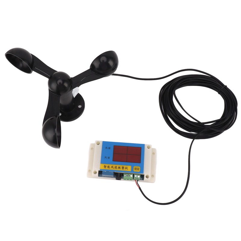 3 Fan Blades Tower Crane Anemometer 3 Blades USB 5V