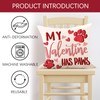 My Valentine Has Paws Decorative Throw Pillow Cover 16 x