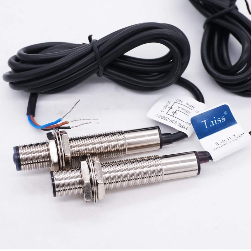 Taiss/1 Pair photoelectric Switch 0-20M Through-Beam Reflection Optical Photoelectric Beam