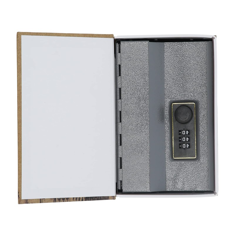 Portable Mini Book Safe Box Real Pages Diversion Book Safe