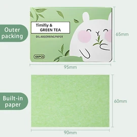 WeddHuis 6 Pieces Oil-Absorbing Facial Blotting Papers for Men Women, 600 Pieces Face Oil Blotting Papers (Green Tea, Rose, Bamboo Charcoal)